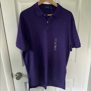 Polo by Ralph Lauren Men's Polo Shirt in Deep Purple